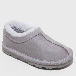 CAT & JACK TODDLER JUDE GRAY CHANNING CLOG SLIPPERS - 7T